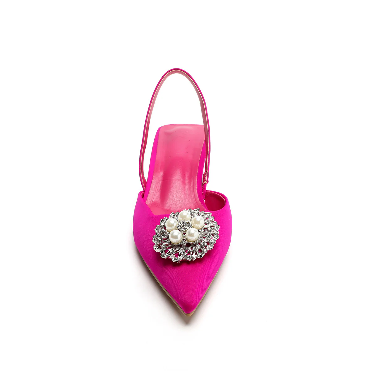 Damen Sling-Pumps mit elegantem Perlenschmuck und bequemer Laufsohle Heidi Mode - Image 5