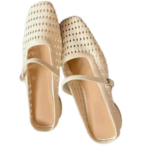 Damen Sling-Sandalen mit luftiger Netzstruktur und verstellbarem Riemen Heidi Mode - Image 5