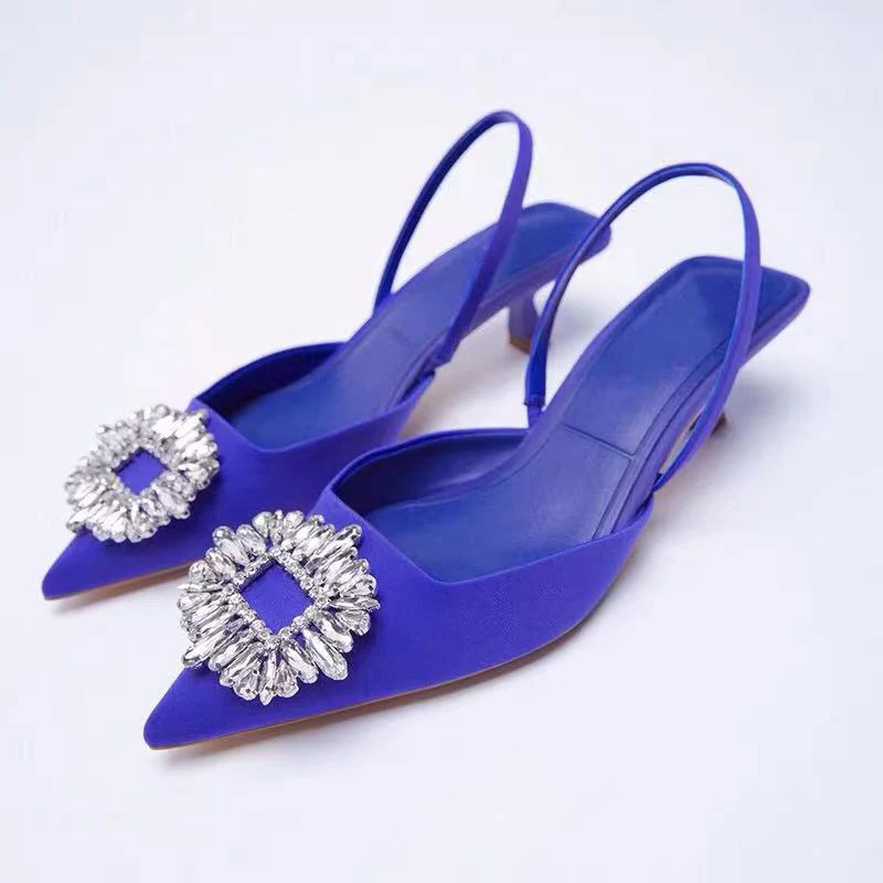 Damen Slingback-Pantoletten mit Funkelndem Schmuckdetail und Elegantem Design Heidi-Mode - Image 8