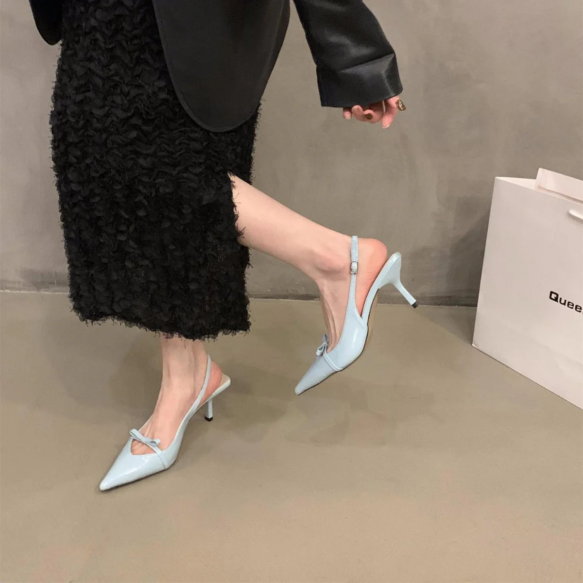 Damen Slingback Pumps mit Elegantem Schnitt und Feinem Riemchen Heidi-Mode - Image 3