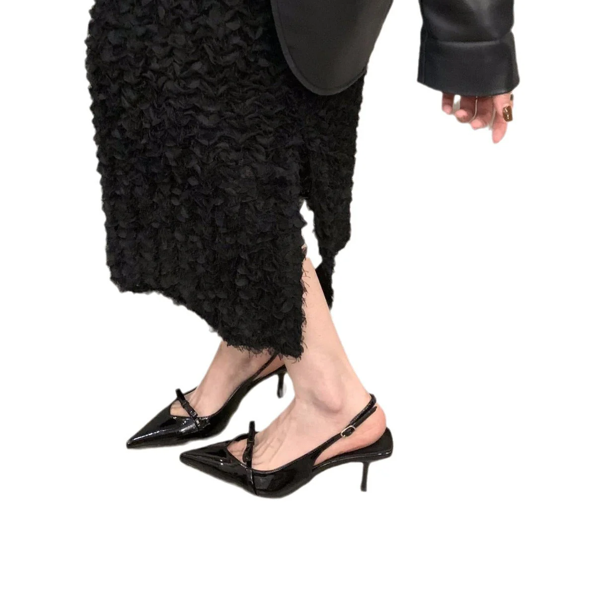 Damen Slingback Pumps mit Elegantem Schnitt und Feinem Riemchen Heidi-Mode - Image 5
