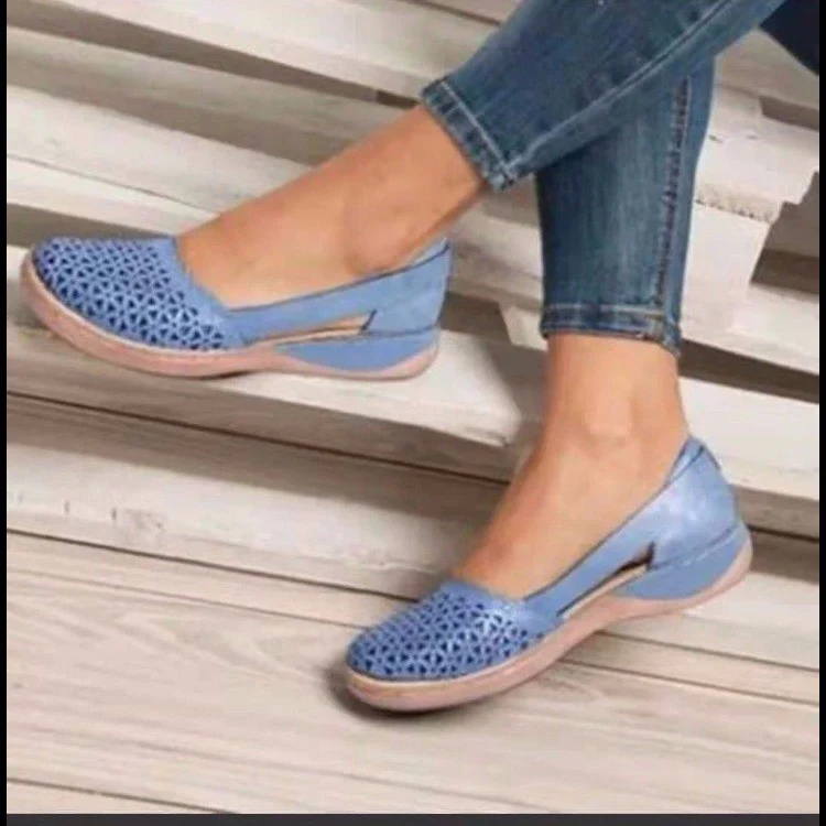 Damen Slip-On Clogs mit atmungsaktiver Lochmuster-Oberfläche Heidi Mode - Image 2