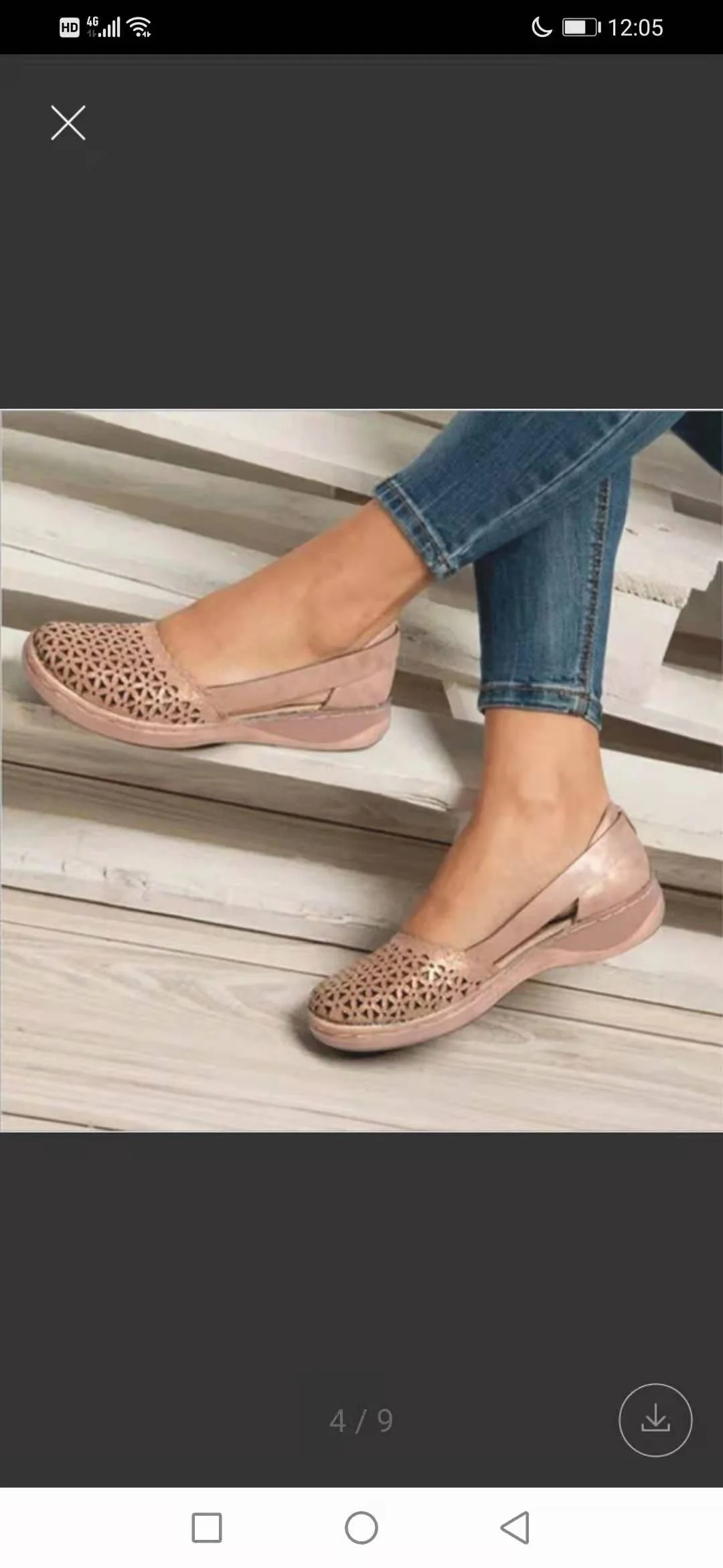Damen Slip-On Clogs mit atmungsaktiver Lochmuster-Oberfläche Heidi Mode - Image 9