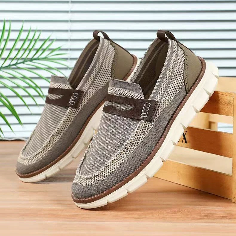 Damen Slip-On Freizeit-Schuhe mit atmungsaktivem Mesh-Obermaterial Heidi Mode - Image 2