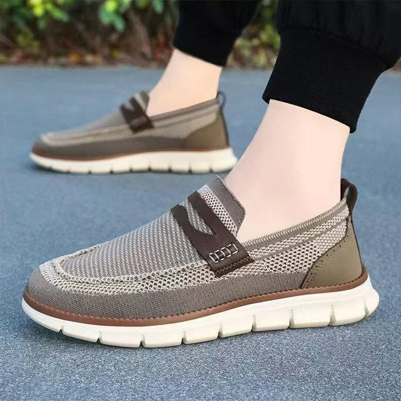 Damen Slip-On Freizeit-Schuhe mit atmungsaktivem Mesh-Obermaterial Heidi Mode - Image 3