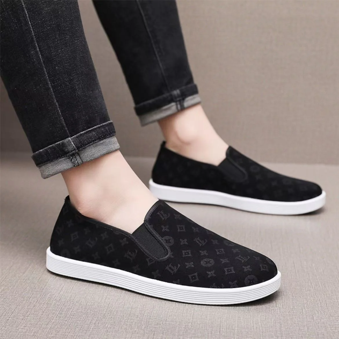 Damen Slip-On Freizeit-Schuhe mit elastischen Einsätzen Heidi Mode - Image 2