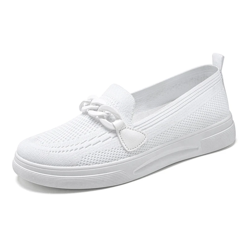 Damen Slip-On Freizeit-Schuhe mit modischem Ketten-Design Heidi Mode - Image 5