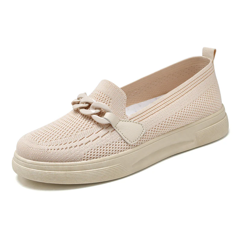 Damen Slip-On Freizeit-Schuhe mit modischem Ketten-Design Heidi Mode - Image 6