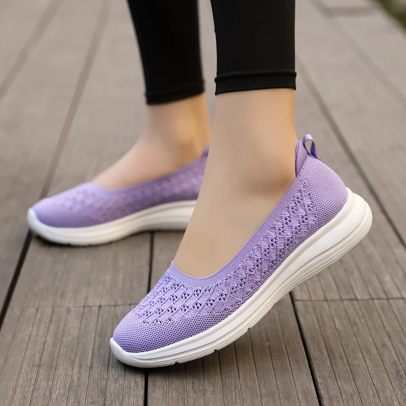 Damen Slip-On Freizeitschuhe mit atmungsaktivem Obermaterial Heidi Mode - Image 2