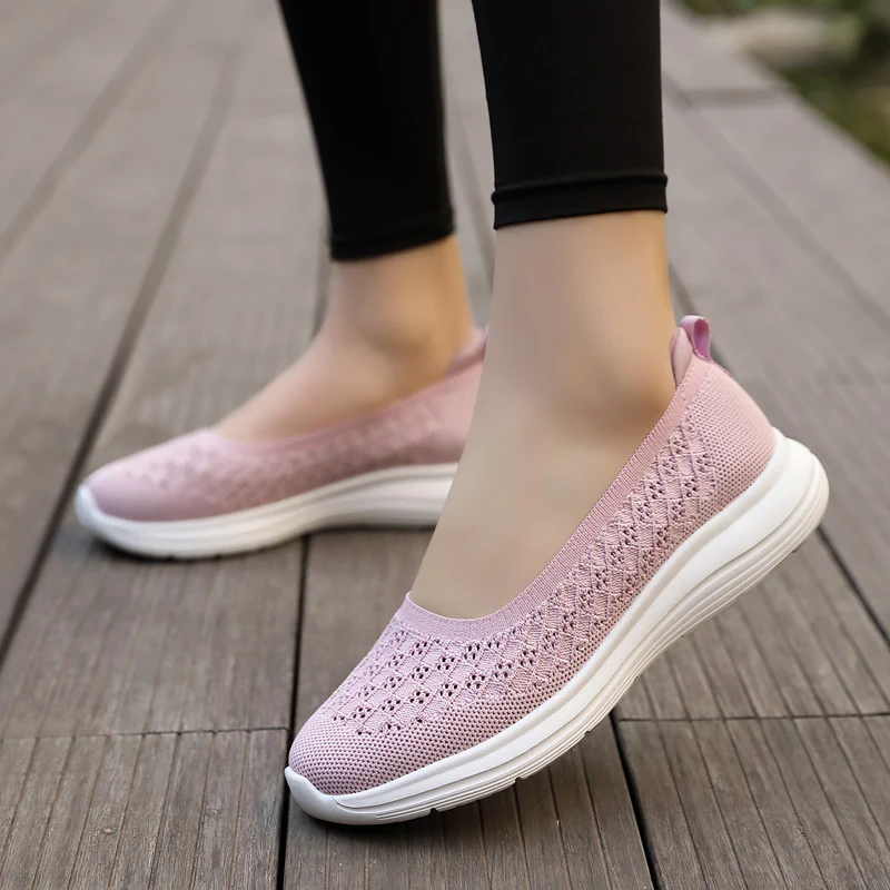 Damen Slip-On Freizeitschuhe mit atmungsaktivem Obermaterial Heidi Mode - Image 3