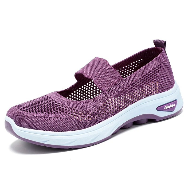 Damen Slip-On Freizeitschuhe mit atmungsaktivem Obermaterial und flexiblem Fußbett Heidi Mode - Image 4