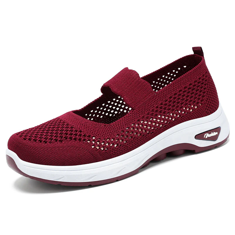Damen Slip-On Freizeitschuhe mit atmungsaktivem Obermaterial und flexiblem Fußbett Heidi Mode - Image 5