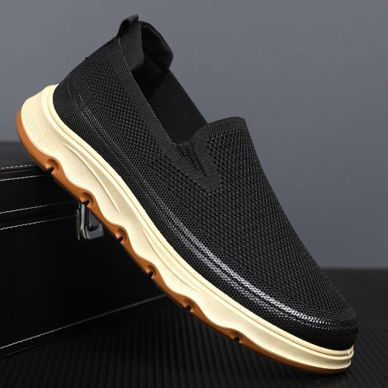 Damen Slip-On Freizeitschuhe mit atmungsaktivem Obermaterial und rutschfester Sohle Heidi Mode - Image 2