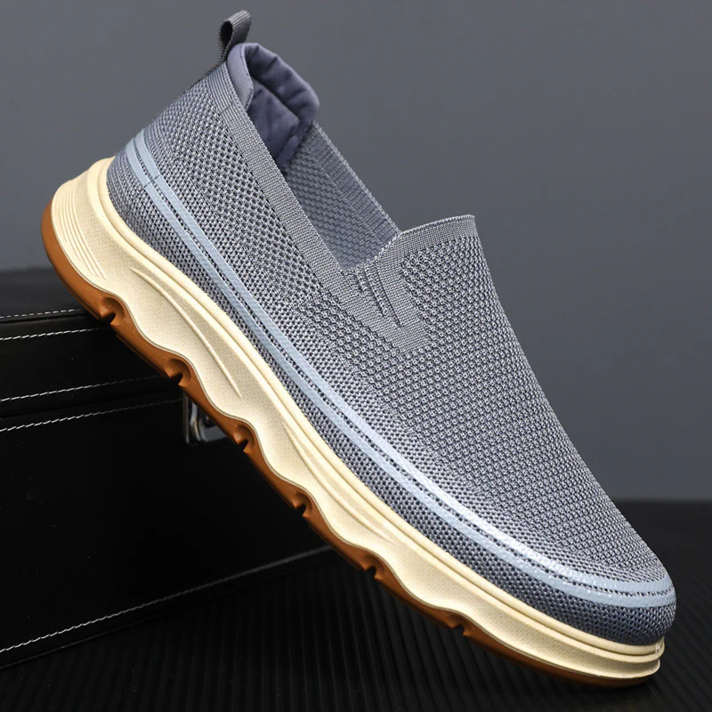 Damen Slip-On Freizeitschuhe mit atmungsaktivem Obermaterial und rutschfester Sohle Heidi Mode - Image 3
