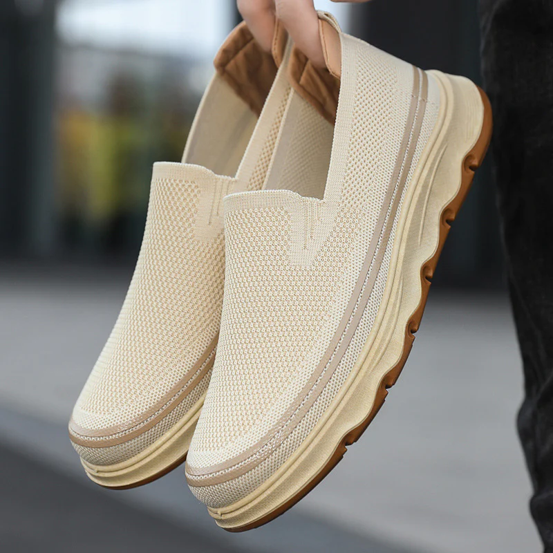 Damen Slip-On Freizeitschuhe mit atmungsaktivem Obermaterial und rutschfester Sohle Heidi Mode - Image 6