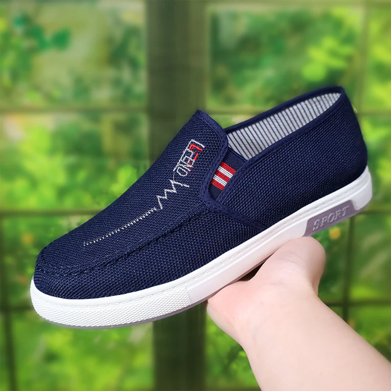 Damen Slip-On Freizeitschuhe mit atmungsaktivem Obermaterial und rutschfester Sohle Heidi Mode - Image 4