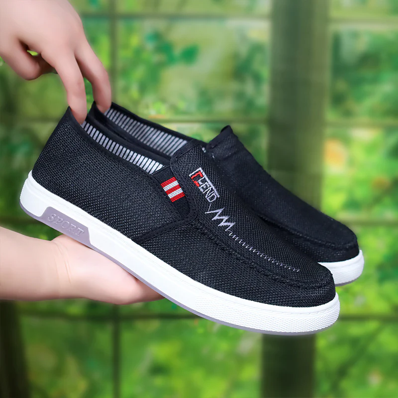 Damen Slip-On Freizeitschuhe mit atmungsaktivem Obermaterial und rutschfester Sohle Heidi Mode - Image 7