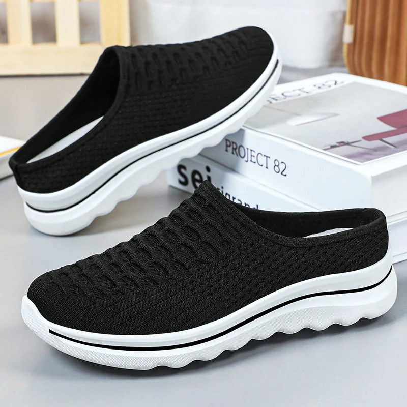 Damen slip-on Freizeitschuhe mit atmungsaktivem Strick-Obermaterial Heidi Mode - Image 2