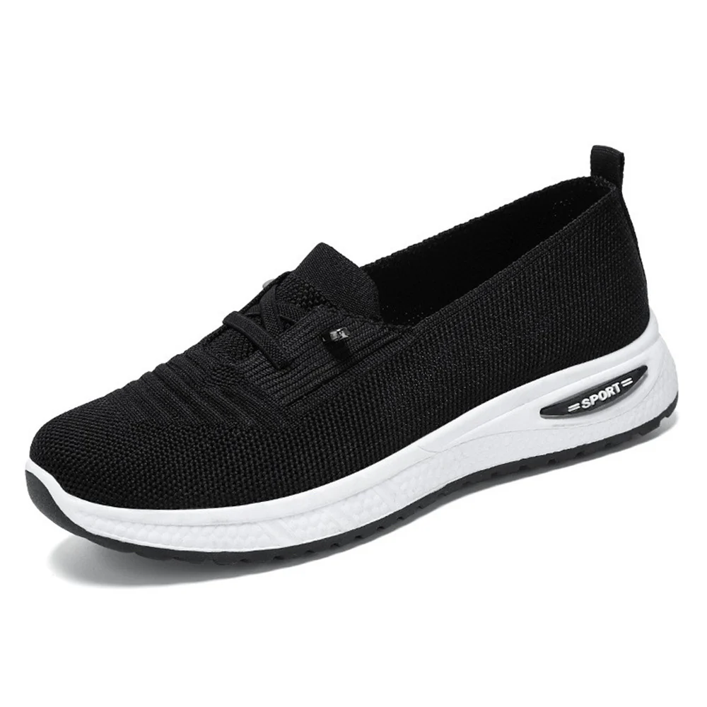 Damen Slip-On Freizeitschuhe mit atmungsaktivem Strickdesign Heidi Mode - Image 2