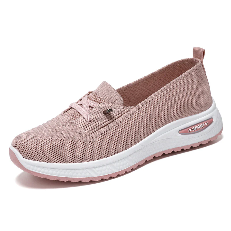 Damen Slip-On Freizeitschuhe mit atmungsaktivem Strickdesign Heidi Mode - Image 6