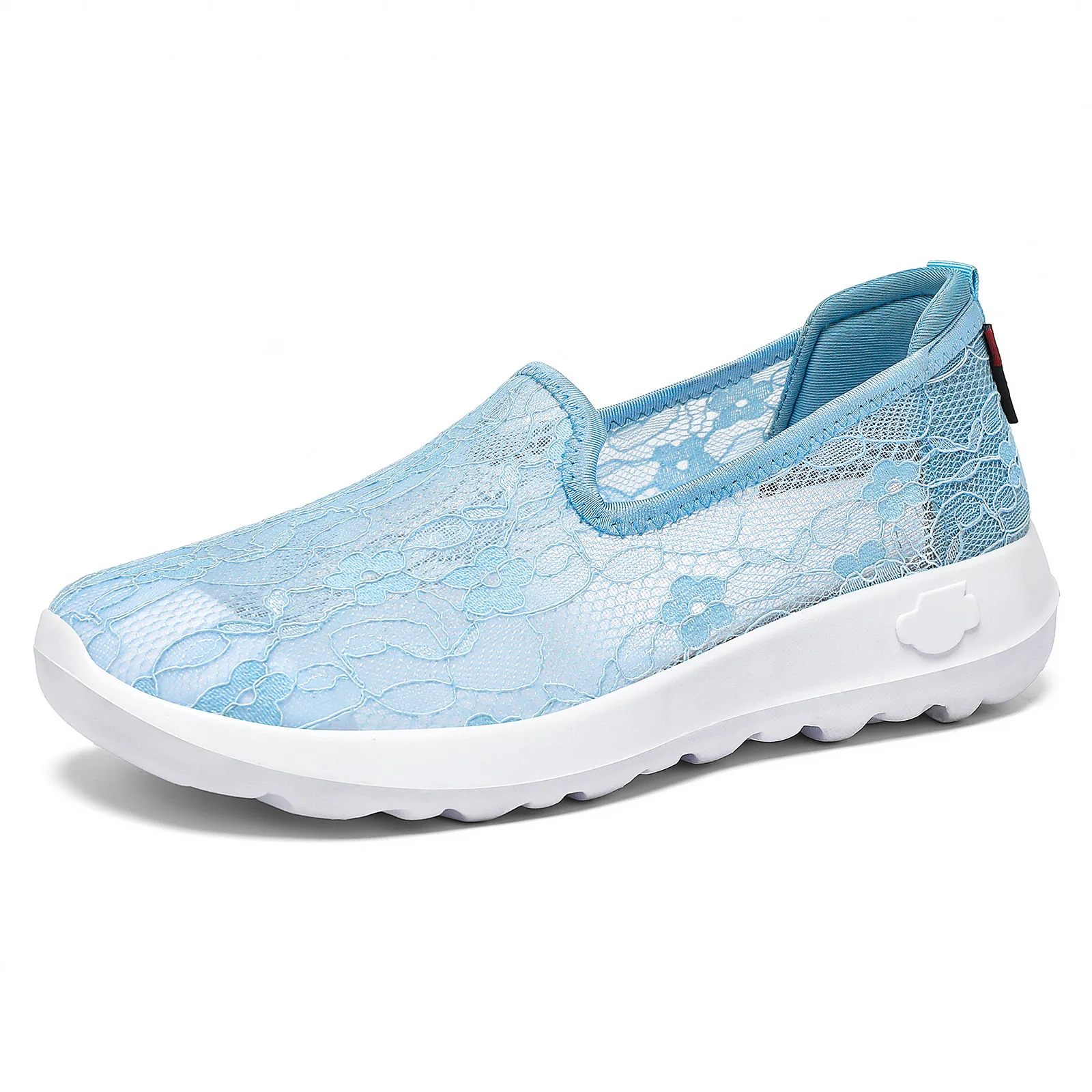 Damen Slip-On Freizeitschuhe mit floraler Spitze Heidi Mode - Image 5