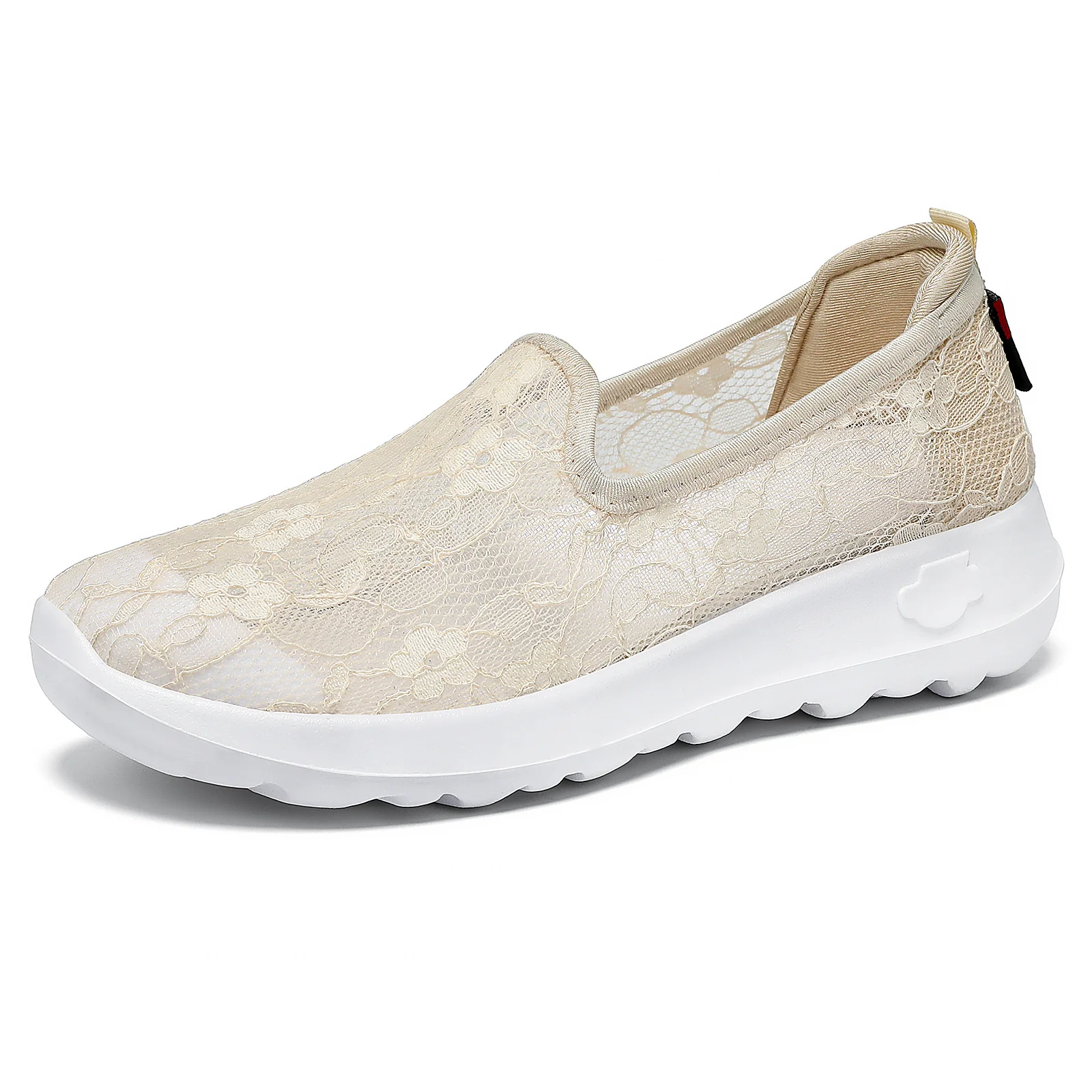 Damen Slip-On Freizeitschuhe mit floraler Spitze Heidi Mode - Image 7