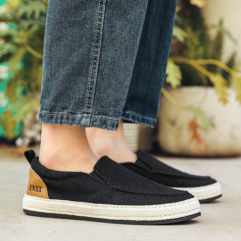 Damen Slip-On Freizeitschuhe mit komfortablem Textil-Obermaterial und rutschfester Sohle Heidi Mode - Image 4