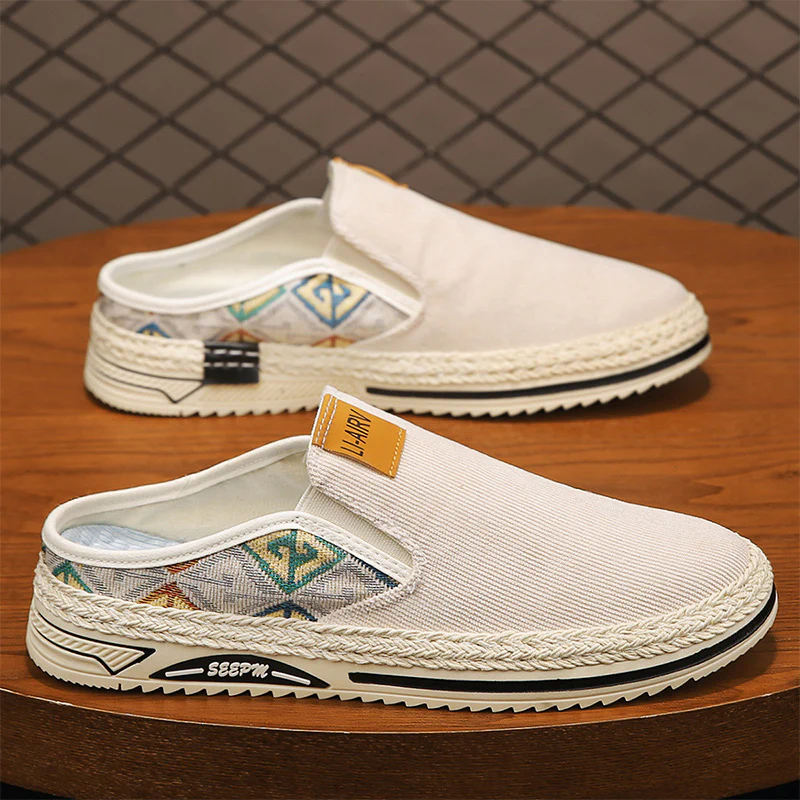 Damen Slip-On Freizeitschuhe mit modernem Ethno-Design Heidi Mode - Image 6