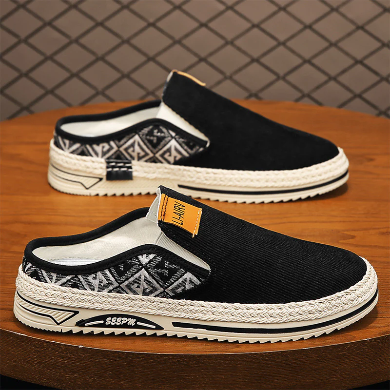 Damen Slip-On Freizeitschuhe mit modernem Ethno-Design Heidi Mode - Image 7