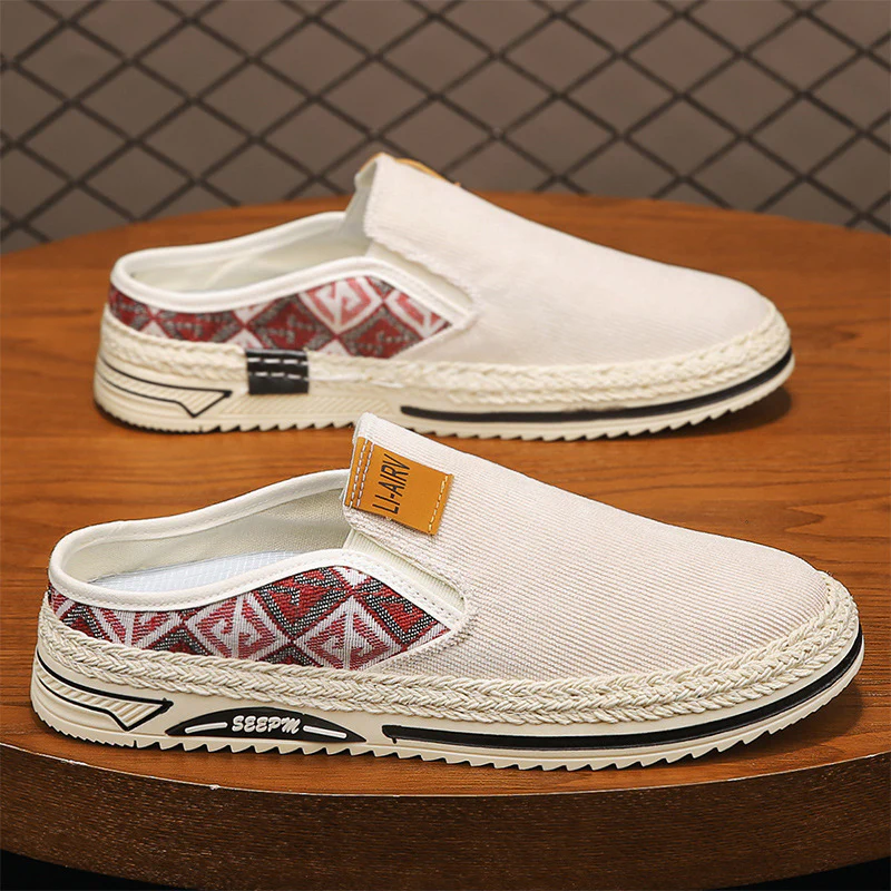 Damen Slip-On Freizeitschuhe mit modernem Ethno-Design Heidi Mode - Image 8