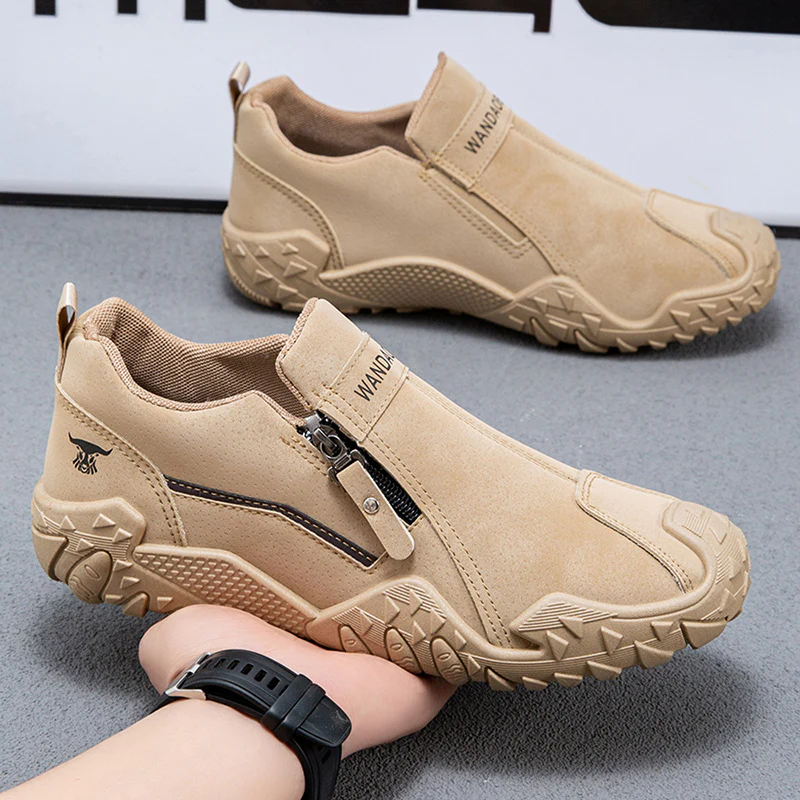 Damen Slip-On Freizeitschuhe mit rutschfester Sohle und praktischem Reißverschluss Heidi Mode - Image 7