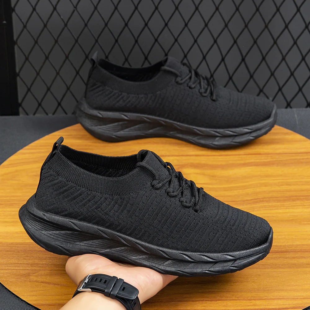 Damen Slip-On Laufschuhe mit flexiblem Strickoberteil und rutschfester Sohle Heidi Mode - Image 2