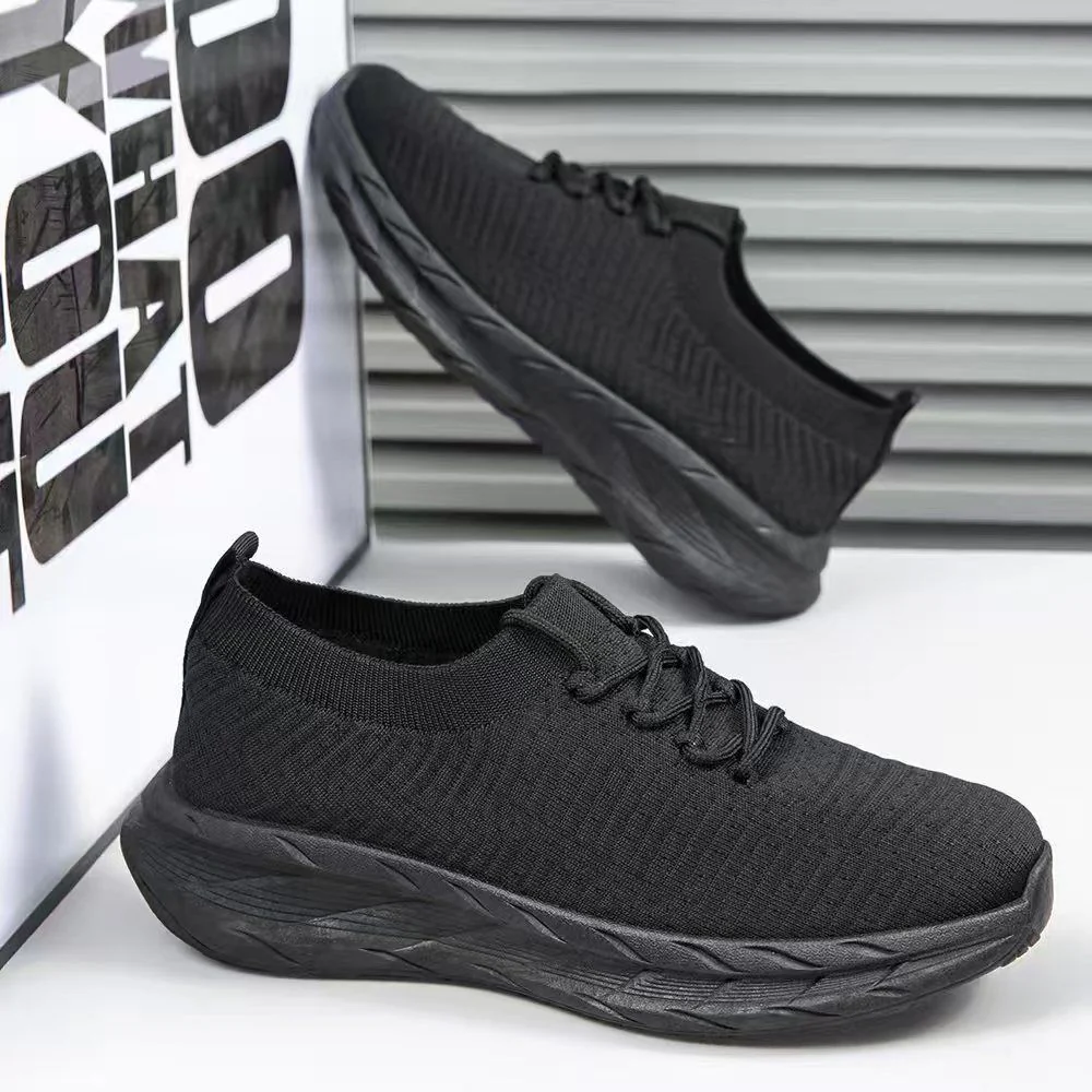 Damen Slip-On Laufschuhe mit flexiblem Strickoberteil und rutschfester Sohle Heidi Mode - Image 4