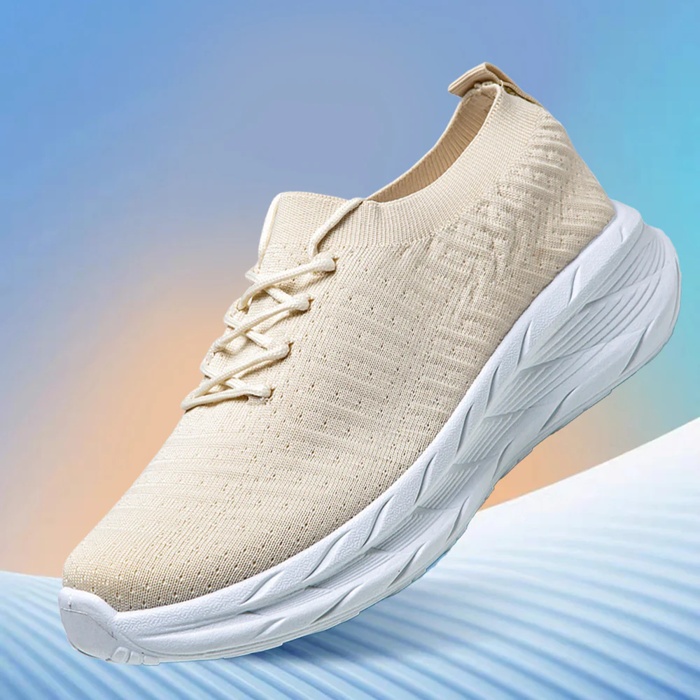 Damen Slip-On Laufschuhe mit flexiblem Strickoberteil und rutschfester Sohle Heidi Mode - Image 7