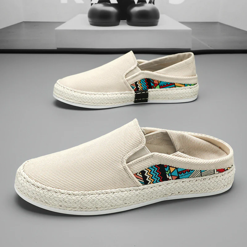 Damen Slip-On Schuhe aus strapazierfähigem Canvas Heidi Mode