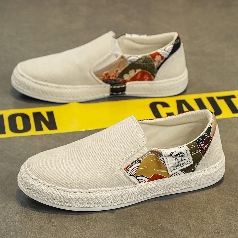 Damen Slip-On Schuhe mit buntem Design und rutschfester Sohle Heidi Mode - Image 4