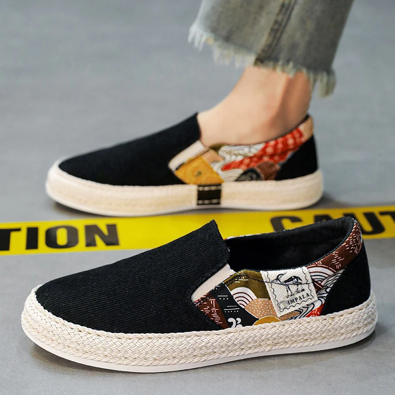 Damen Slip-On Schuhe mit buntem Design und rutschfester Sohle Heidi Mode - Image 8