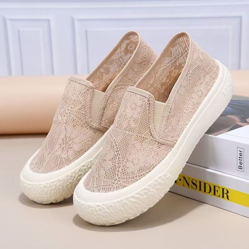Damen Slip-On Schuhe mit zartem Spitzenobermaterial Heidi Mode - Image 6