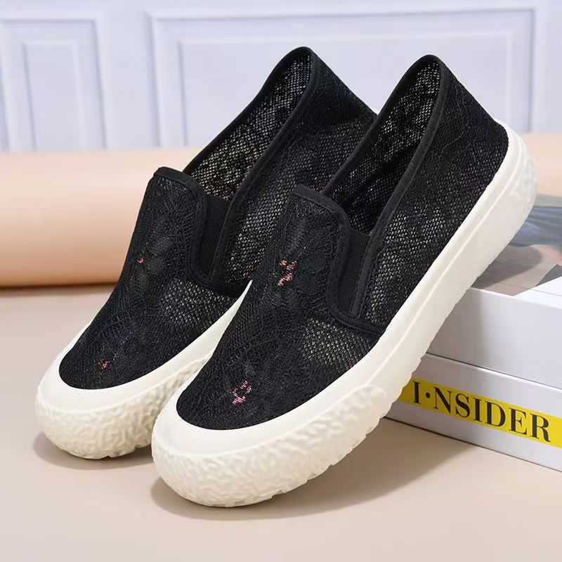 Damen Slip-On Schuhe mit zartem Spitzenobermaterial Heidi Mode - Image 7