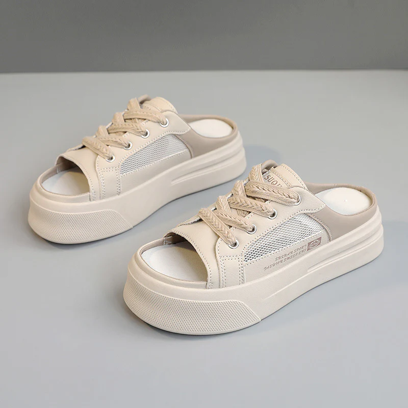 Damen Slip-On Sneaker mit atmungsaktiver Mesh-Oberfläche und sportlichem Design Heidi Mode - Image 6