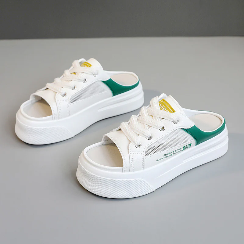 Damen Slip-On Sneaker mit atmungsaktiver Mesh-Oberfläche und sportlichem Design Heidi Mode - Image 7