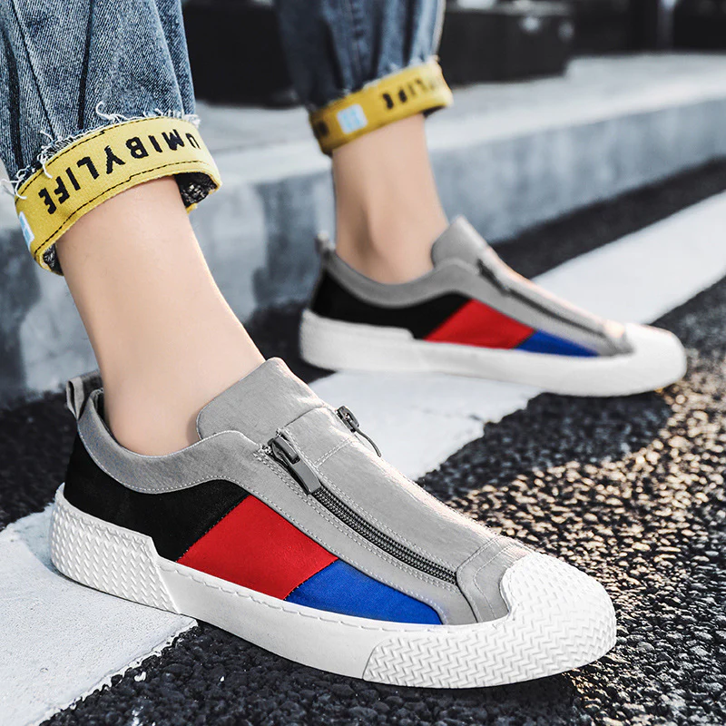 Damen Slip-On Sneaker mit hochwertiger Reißverschluss-Technologie Heidi Mode - Image 2
