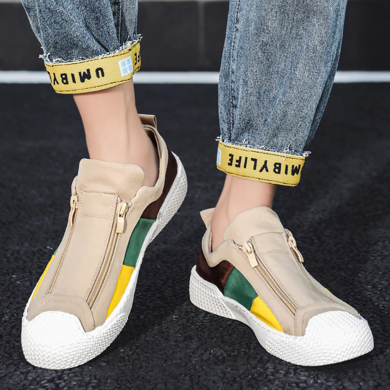 Damen Slip-On Sneaker mit hochwertiger Reißverschluss-Technologie Heidi Mode - Image 4