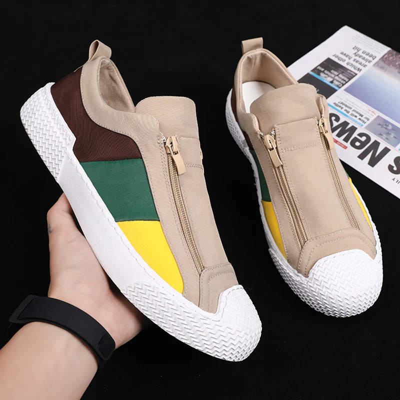 Damen Slip-On Sneaker mit hochwertiger Reißverschluss-Technologie Heidi Mode - Image 8