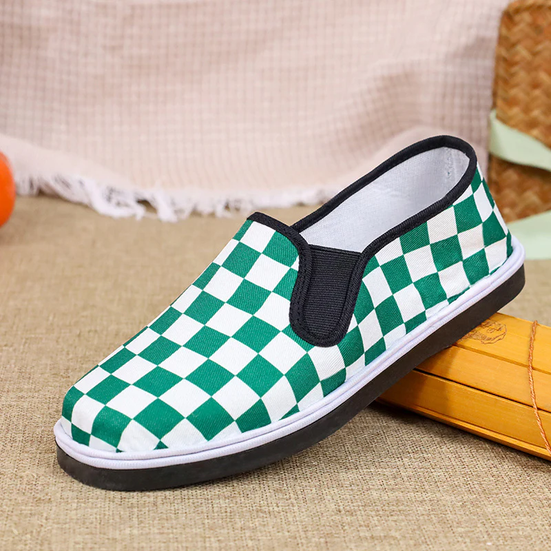 Damen Slip-On Sneaker mit Karomuster Heidi Mode - Image 5