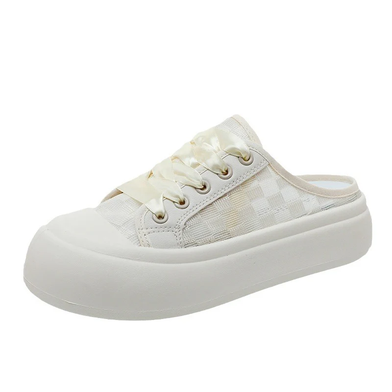 Damen Slip-On Sneakers im modernen Design mit transparentem Obermaterial und bequemer Sohle Heidi Mode - Image 5