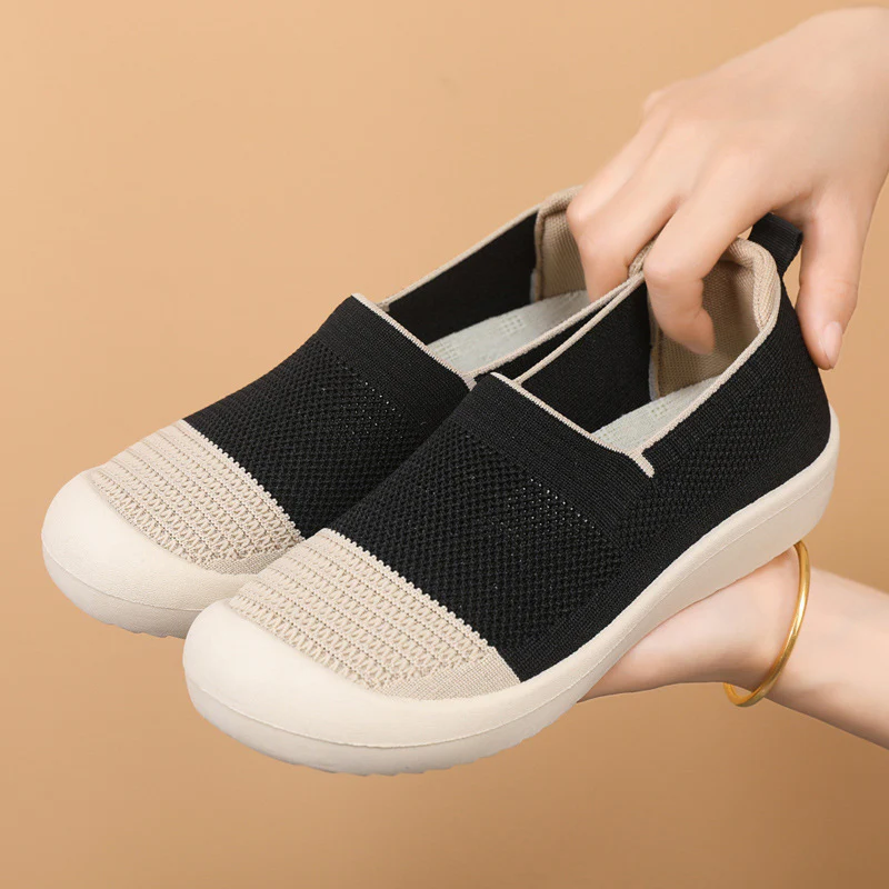 Damen Slip-On Sneakers mit atmungsaktivem Mesh-Obermaterial Heidi Mode - Image 2