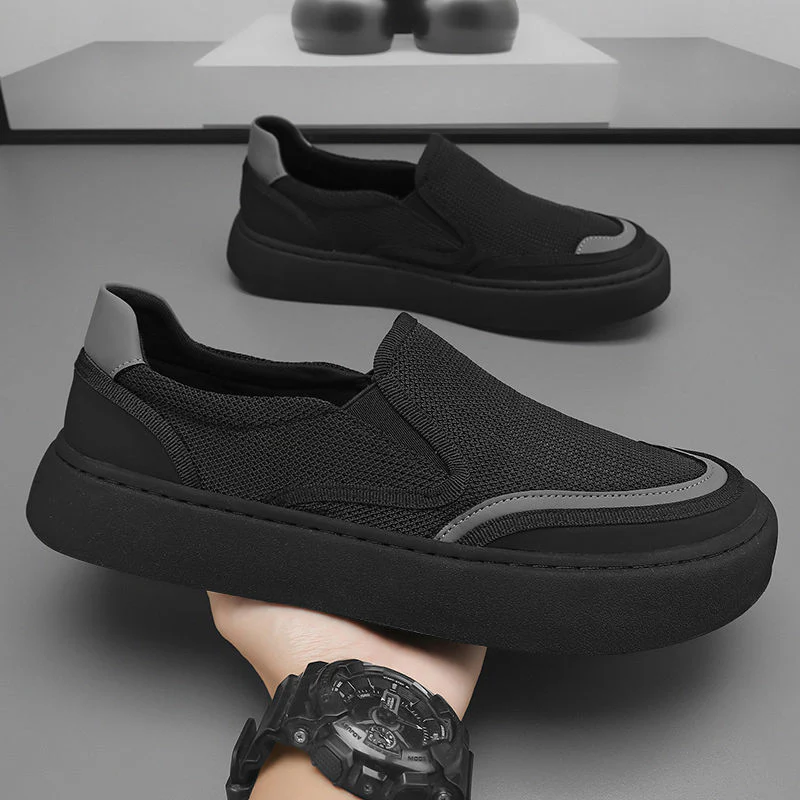 Damen Slip-On Sneakers mit atmungsaktivem Mesh-Obermaterial und bequemer Dämpfung Heidi Mode - Image 2