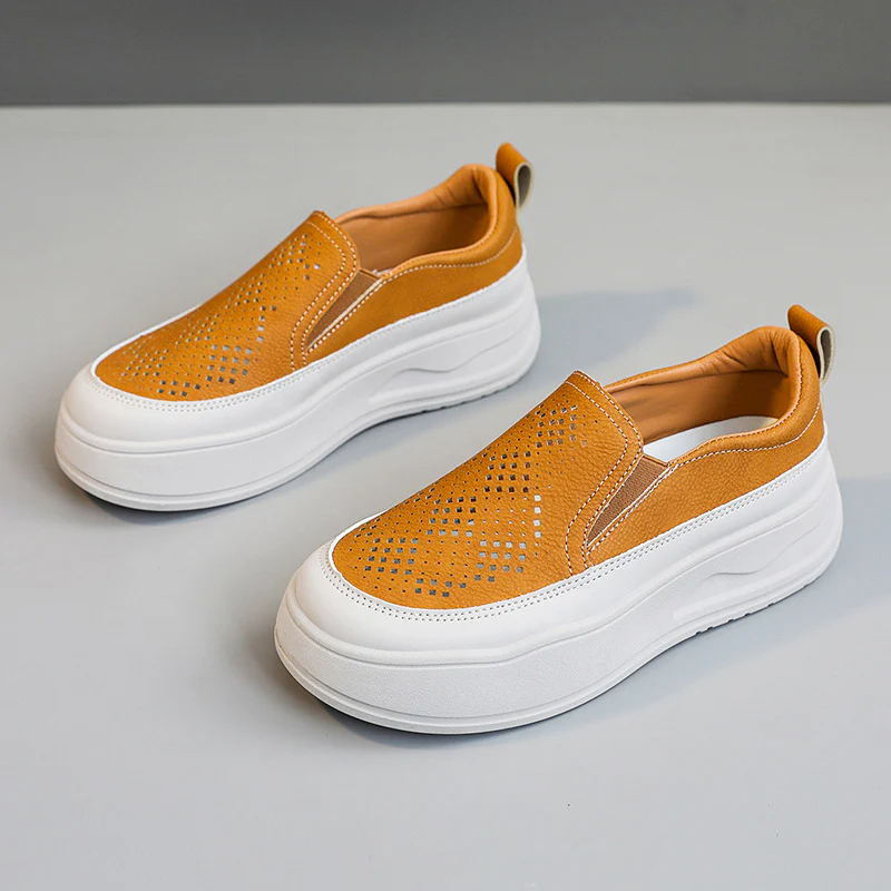 Damen Slip-On Sneakers mit atmungsaktivem Obermaterial und dämpfendem Fußbett Heidi Mode - Image 2