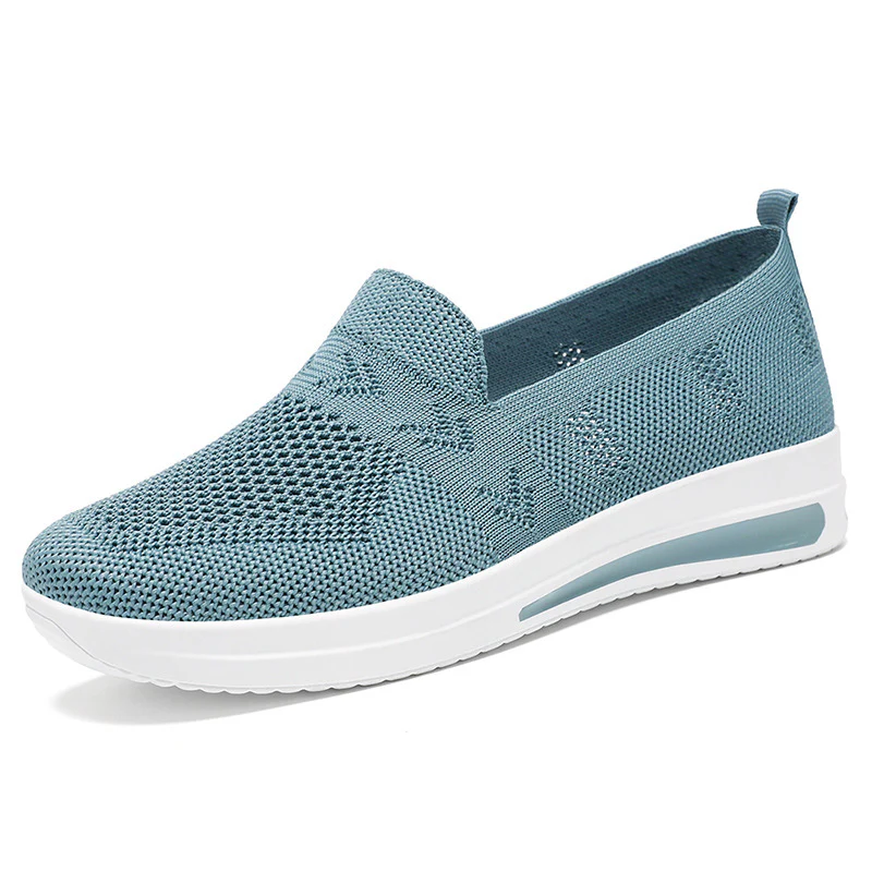 Damen Slip-On Sneakers mit atmungsaktivem Strickdesign und dämpfender Sohle Heidi Mode - Image 7